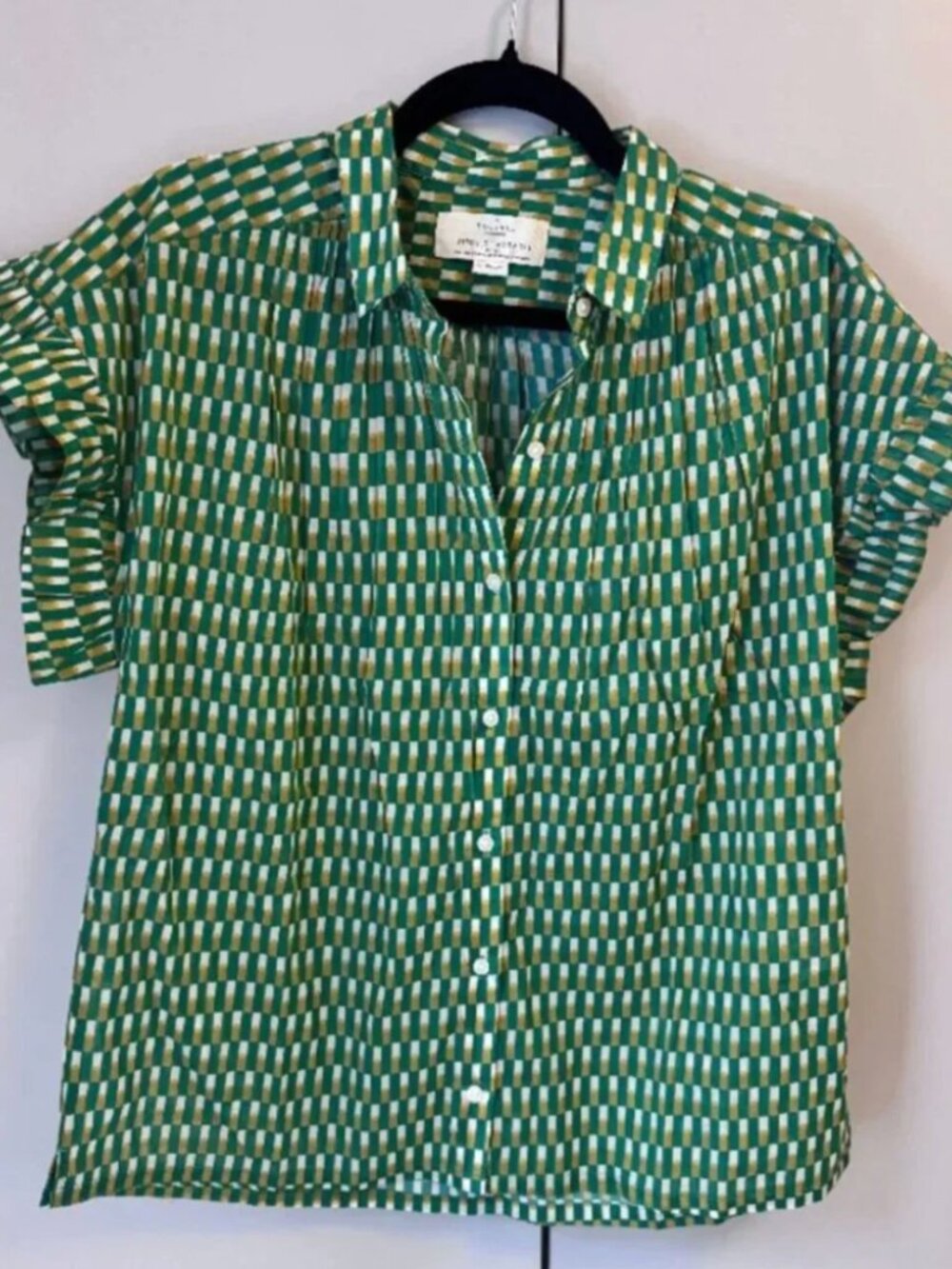 Trovata: Marianne B Ruffle sleeve shirt - Picture 2 of 3